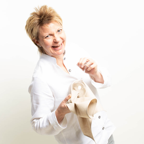 Poliertuch aus Bioleinen