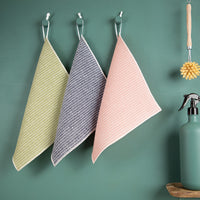 3er-Set Putzlappen aus Halbleinen | Waffelpikée