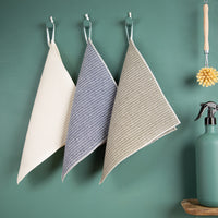 3er-Set Putzlappen aus Halbleinen | Waffelpikée