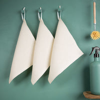 3er-Set Putzlappen aus Halbleinen | Waffelpikée