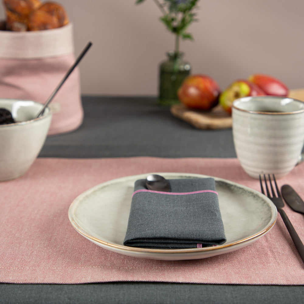 nachhaltiges Tischset aus Bioleinen
