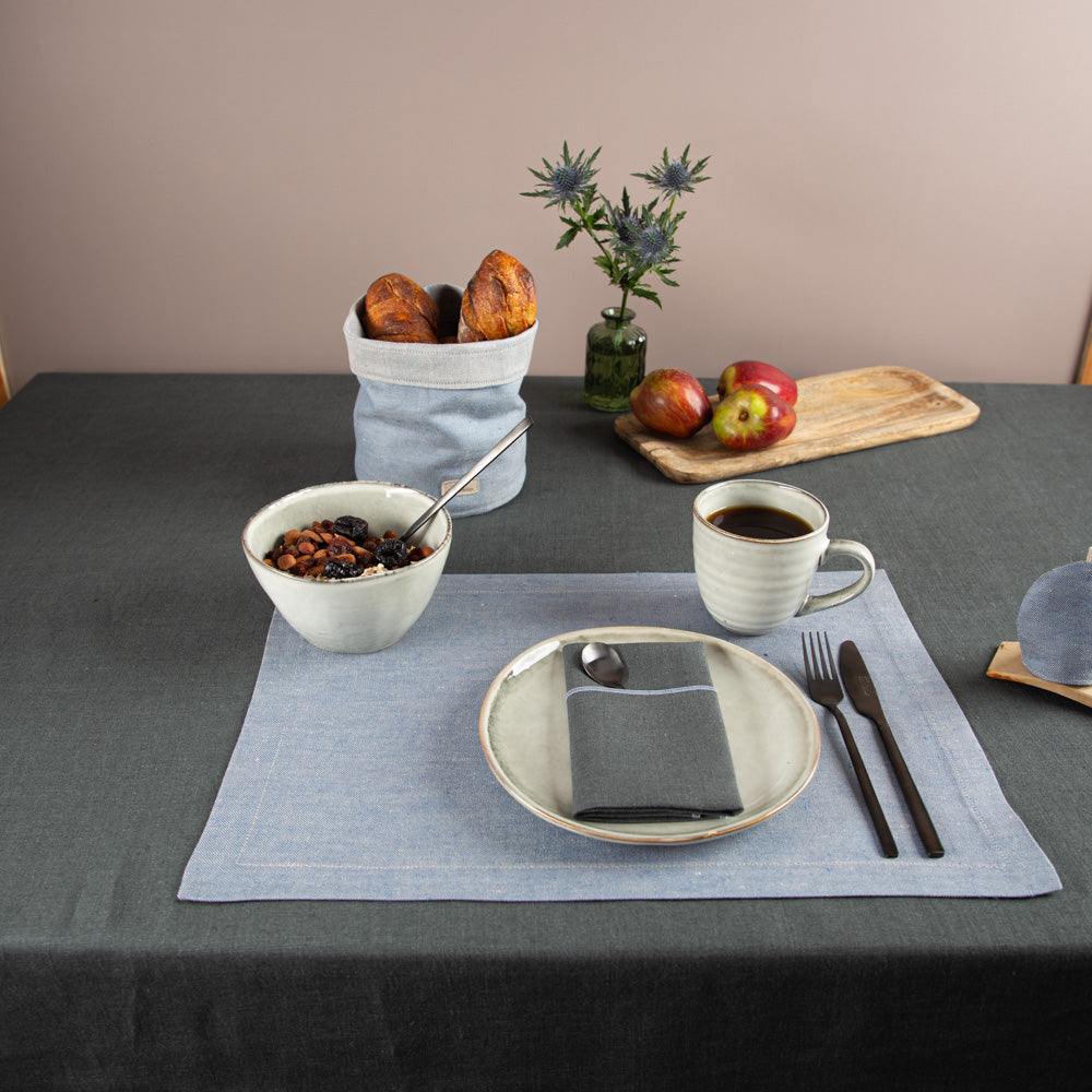 nachhaltiges Tischset aus Bioleinen
