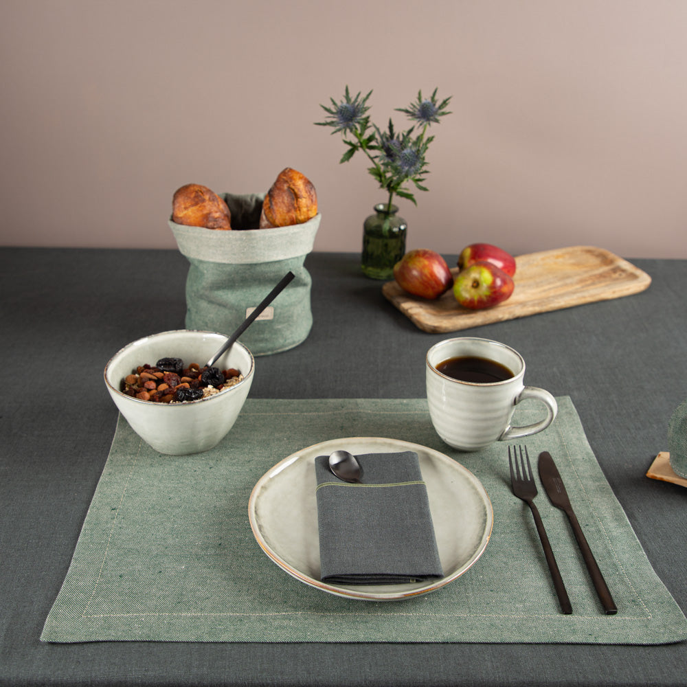 nachhaltiges Tischset aus Bioleinen