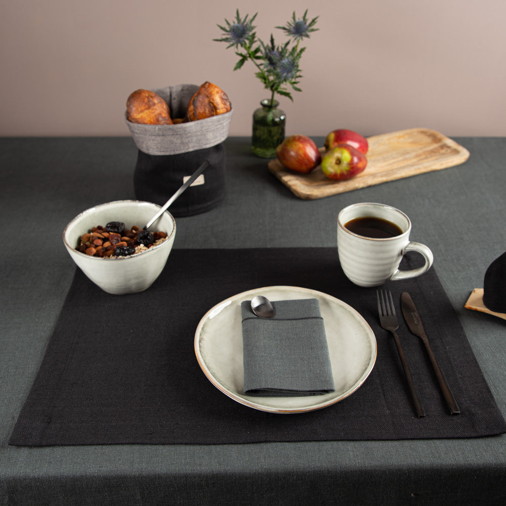 nachhaltiges Tischset aus Bioleinen