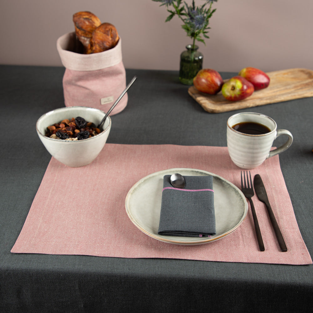 nachhaltiges Tischset aus Bioleinen