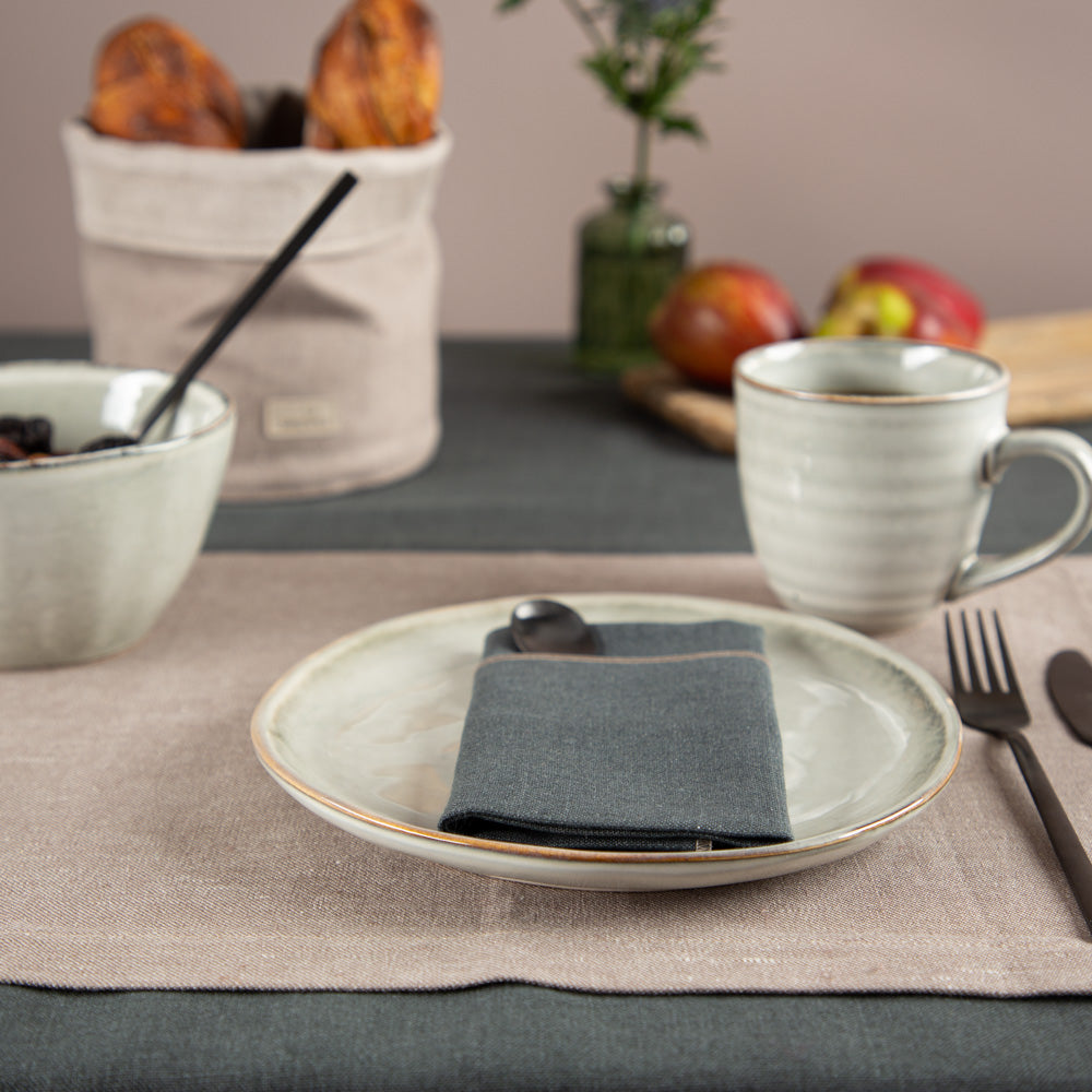 nachhaltiges Tischset aus Bioleinen