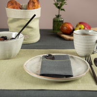 nachhaltiges Tischset aus Bioleinen