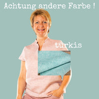 Bio Leinentunika | EINZELSTÜCKE | türkis | Größe XL