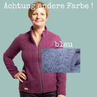 Lodenjacke "Flausch" | EINZELSTÜCKE | blau | Größe S