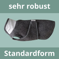 Robuster Hundemantel | Standardform | aus extra dickem Loden | Schurwolle