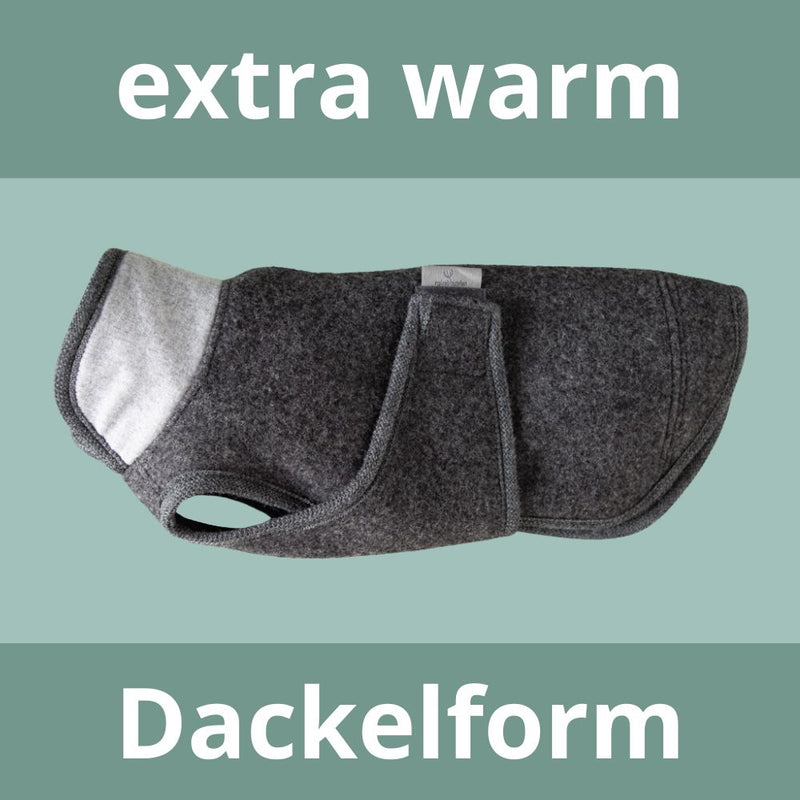 Hundemantel_reine Schurwolle_Wintermantel_extra warm_plastikfrei_für Dackel