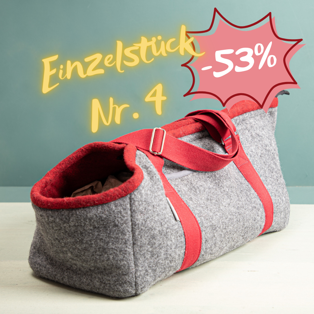 Hundetasche aus Loden | Einzelstück Nr. 4