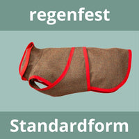 Hundemantel Regen | Standardform | 100% Merino-Schurwolle