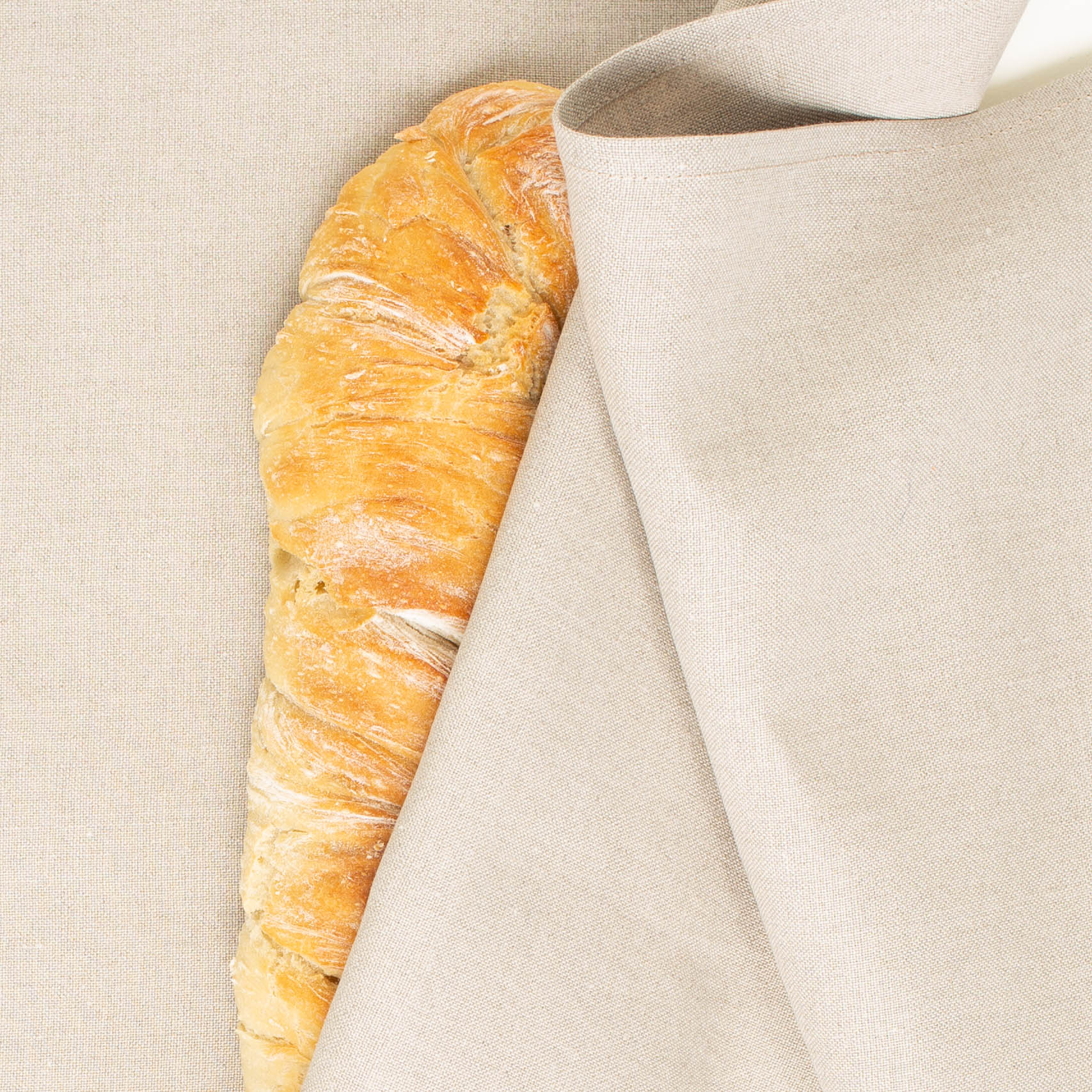 GAYISIC Teigtuch Aus 100% Baumwolle – 66x89 Cm Brot-Bänkertuch Für Baguettes & Französisches Brot