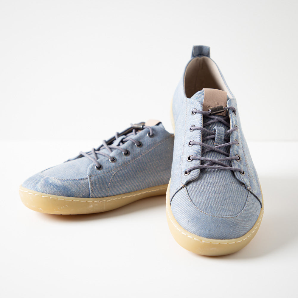 Bio-Leinenschuhe | EINZELSTÜCK | hellblau | Größe 43