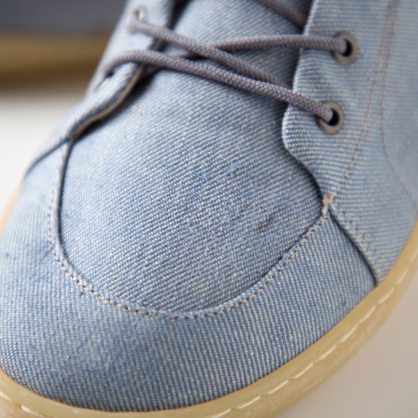 Bio-Leinenschuhe | EINZELSTÜCK | hellblau | Größe 45