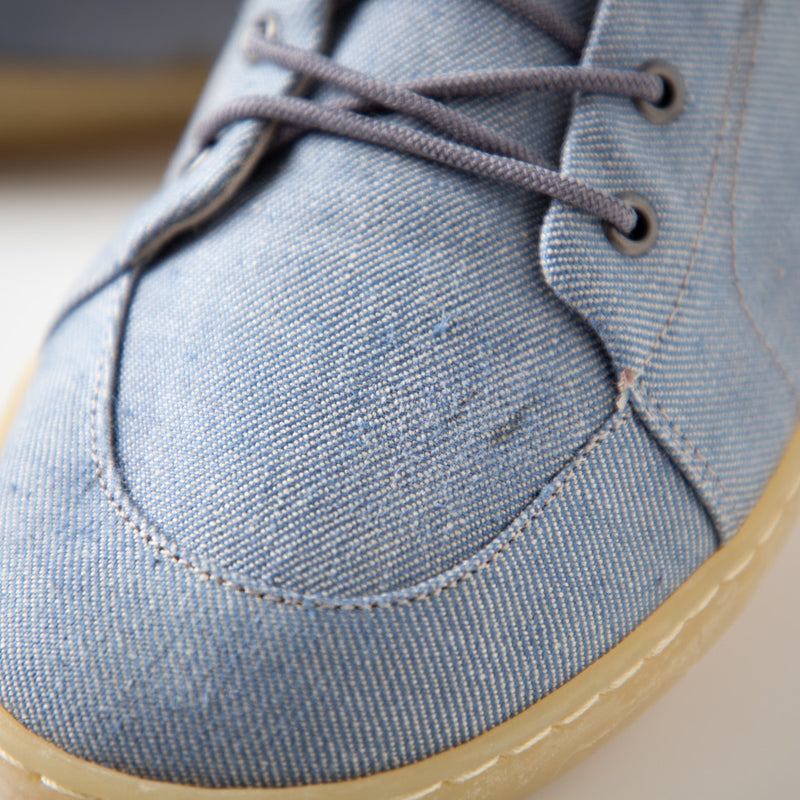 Bio-Leinenschuhe | EINZELSTÜCK | hellblau | Größe 45