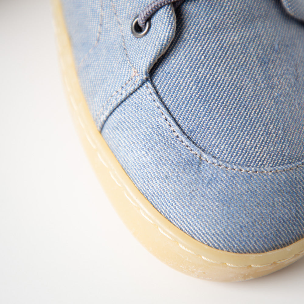 Bio-Leinenschuhe | EINZELSTÜCK | hellblau | Größe 45