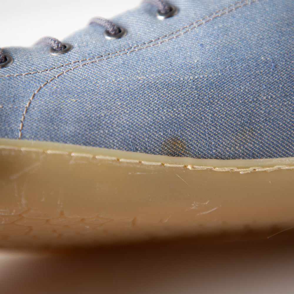 Bio-Leinenschuhe | EINZELSTÜCK | hellblau | Größe 45