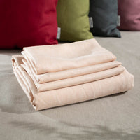 Bioleinen_Bettwaesche_melange_apricot-8