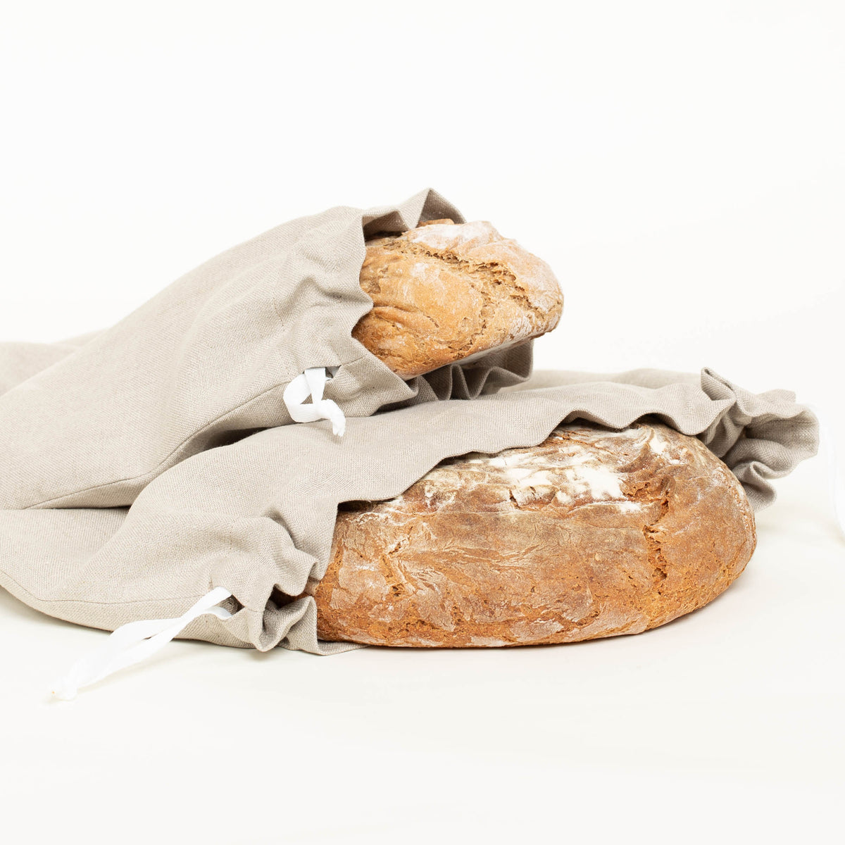 brot aufbewahren plastiktüte Brotbeutel Leinen | plastikfreie Aufbewahrung