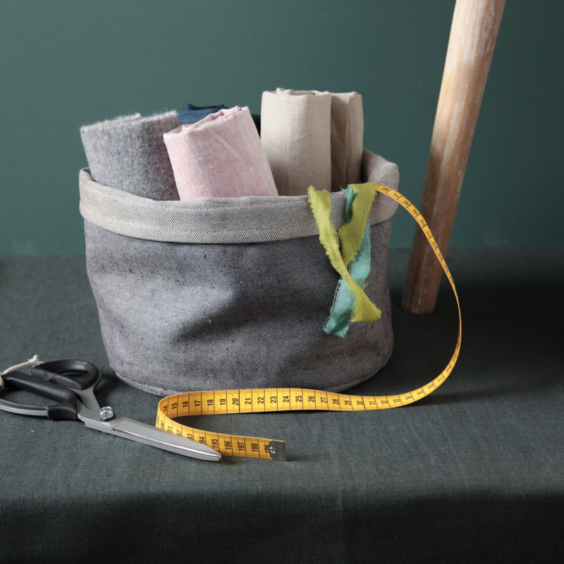 Brotkorb_bioleinen_dunkelblau_Stoffkorb