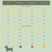 Hundemantel "Dackelform" | Bioleinen