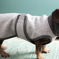 Warmer Hundemantel Winter | Dackelform | 100% Schurwolle