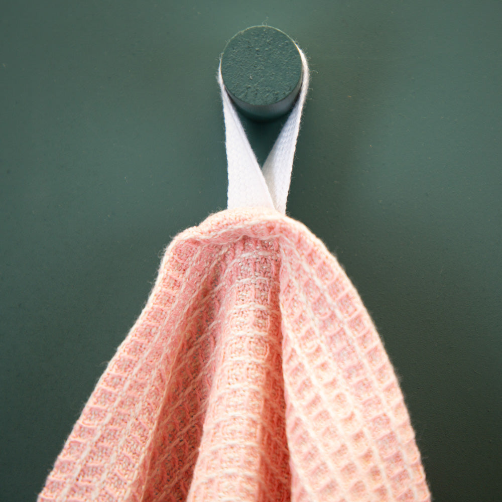 Badetuch-Set | Waffelpikee | EINZELSTÜCK | rosa