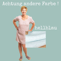 Bio-Leinenkleid "luftig leicht" | EINZELSTÜCK | hellblau Größe S