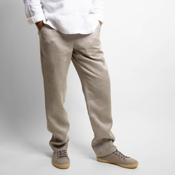 Leinenhode für Herren denim
