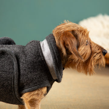 Extra warmer Hundemantel Winter aus Loden