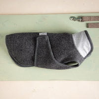 Extra Warmer Hundemantel | Größe 4 | EINZELSTÜCK | grau-extra