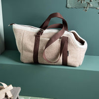 Hundetasche_Loden_Schurwolle_Dackel_beige-2