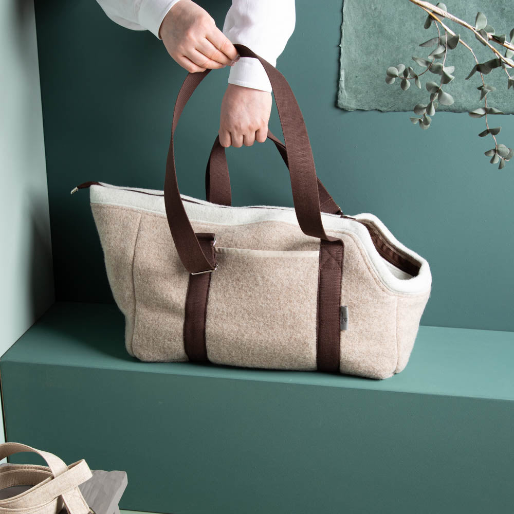 Hundetasche_Loden_Schurwolle_Dackel_beige-4