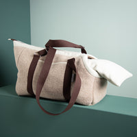 Hundetasche_Premium_Schurwolle_Loden_atmungsaktuv_antistatisch_beige-2