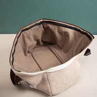 Hundetasche aus Loden_Details_Innenfutter Feinloden