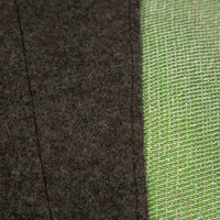 Unikat Sofakissen | 40 × 60 cm | mit Naturfüllung | Dunkelgrün