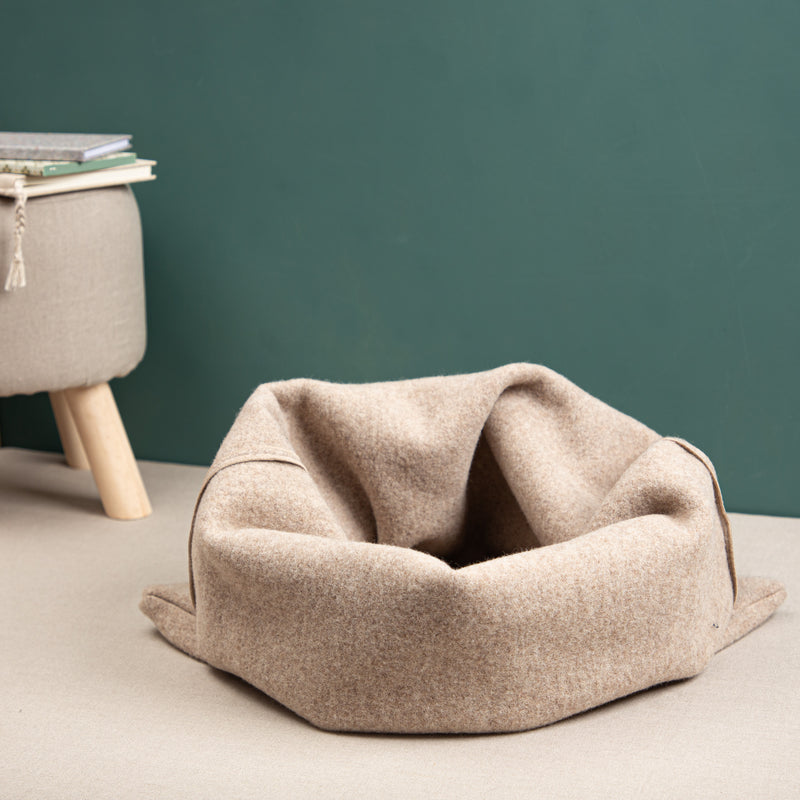 Außenhülle für den Kuschelsack aus Flauschloden - Nachkaufprodukt-beige