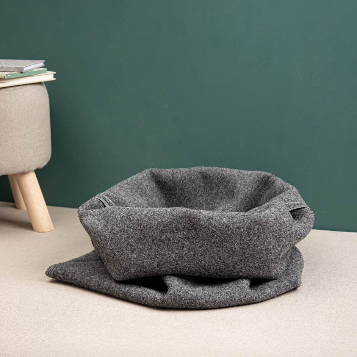 Außenhülle für den Kuschelsack aus Flauschloden - Nachkaufprodukt-anthrazit
