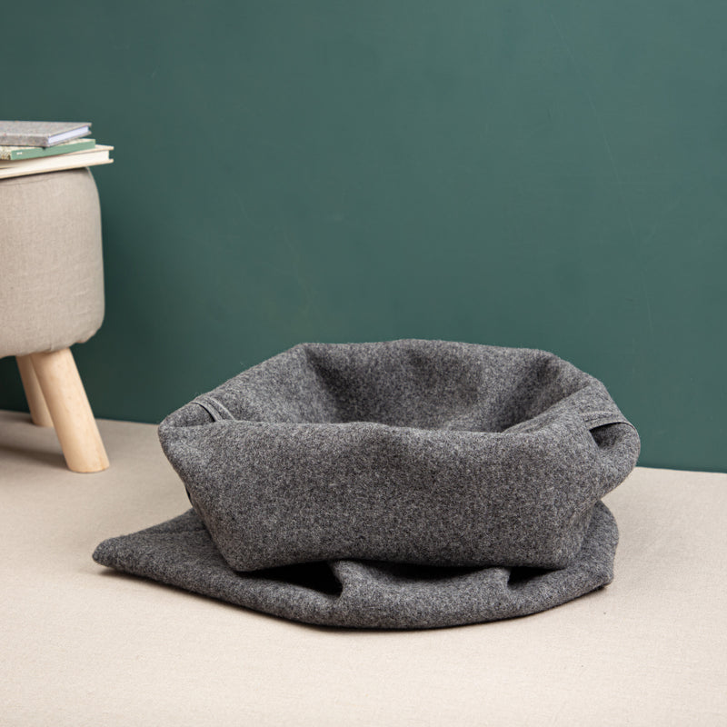 Außenhülle für den Kuschelsack aus Flauschloden - Nachkaufprodukt-anthrazit