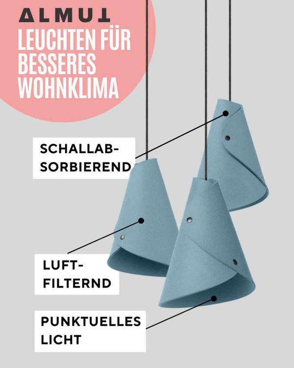 Hängelampe | 100% Merinowolle