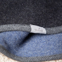 Warme Wolldecke |EINZELSTÜCK | blau | XL