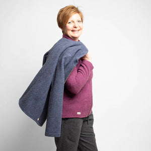 Lodenjacke "Flausch" | EINZELSTÜCKE | blau | Größe S
