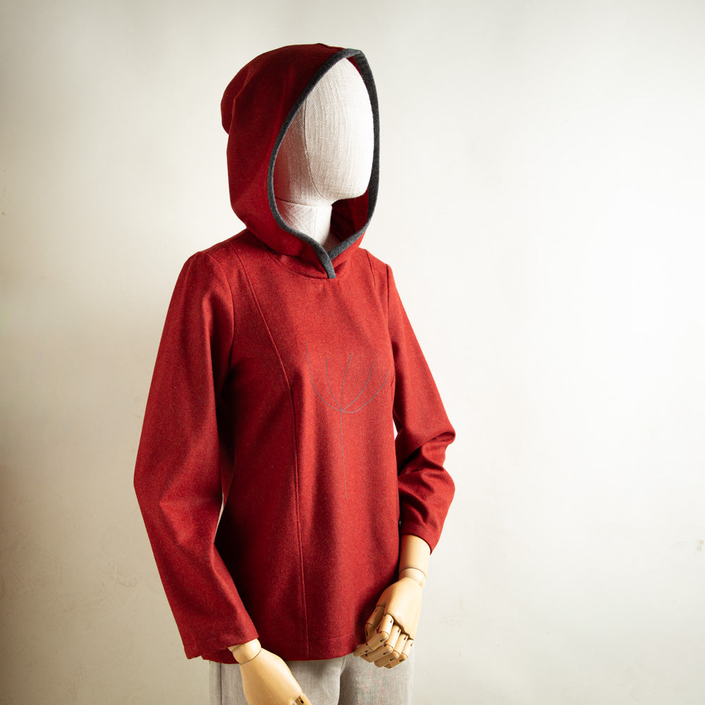 Kapuzenpullover | EINZELSTÜCK | Feinloden | XS