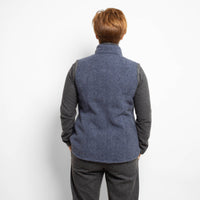 Lodenweste für Damen | EINZELSTÜCKE | blau | Größe S