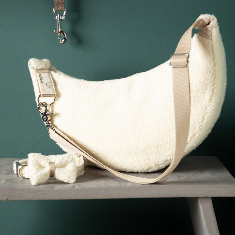 MoonBag-Hundehalsband-Schurwolle-pluesch-creme-2