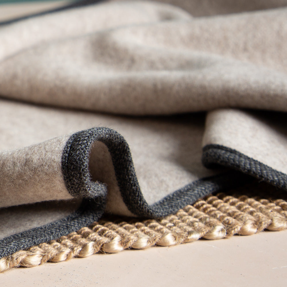 Premium Merino-Wolldecke | extra warm | 100 % mongolische Merinowolle