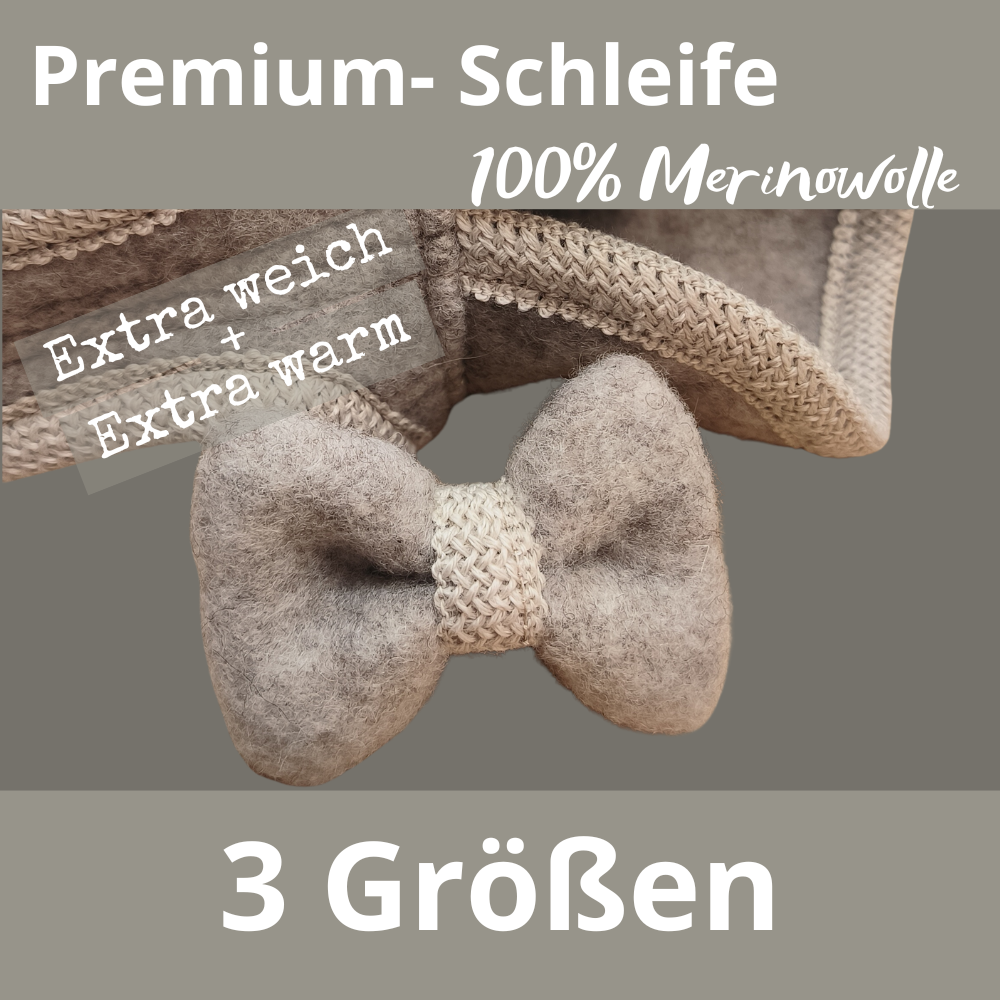 Premium Schleife | Mongolische Merinowolle | 100% Merinowolle