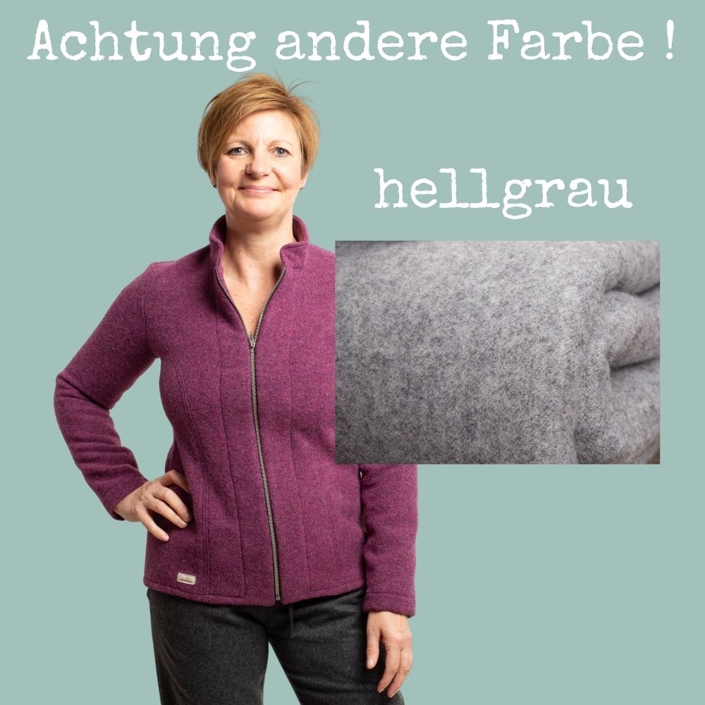 Lodenjacke "Flausch" | EINZELSTÜCKE | grau | Größe 3XL